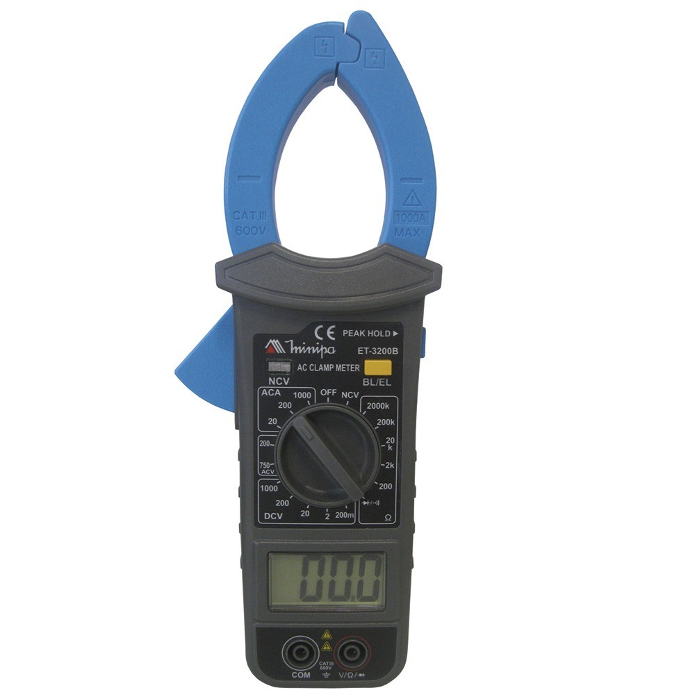 Alicate amperímetro digital - ET-3200B - Minipa em Oferta na Shopee
