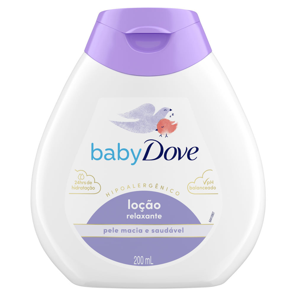 Loção Relaxante Hidratante Dove Baby Pele Macia e Saudável 200ml em Oferta na Shopee