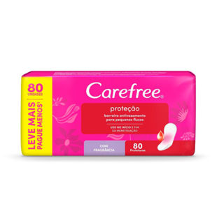 Protetor Diário Carefree Proteção com Perfume 80 Unidades Leve Mais Por Menos em Oferta na Shopee