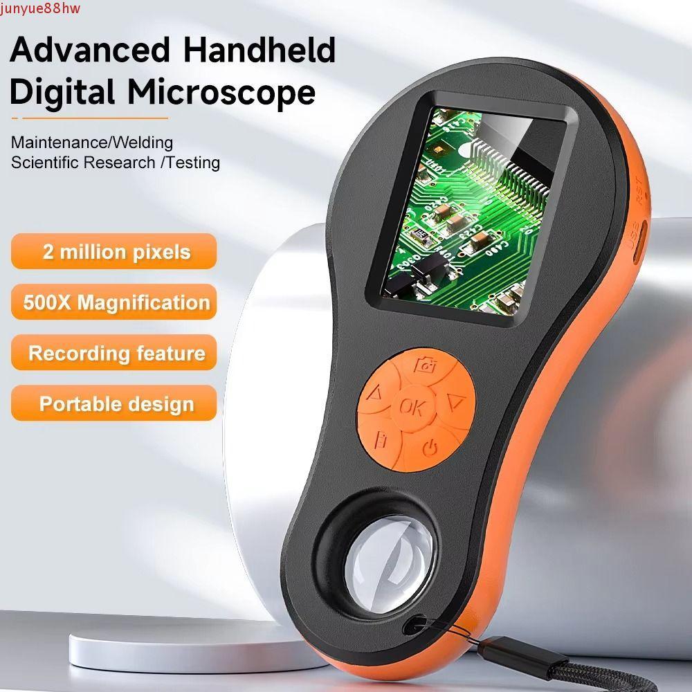 Lupa JUNYUE , Com Microscópio Digital De Alta Definição Tela De 2 Polegadas , Zoom 500x