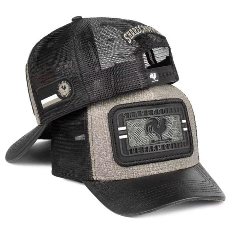 Boné Bege Country Americano Cowboy Peão Bordado Aba Curva Em Couro Diferenciado