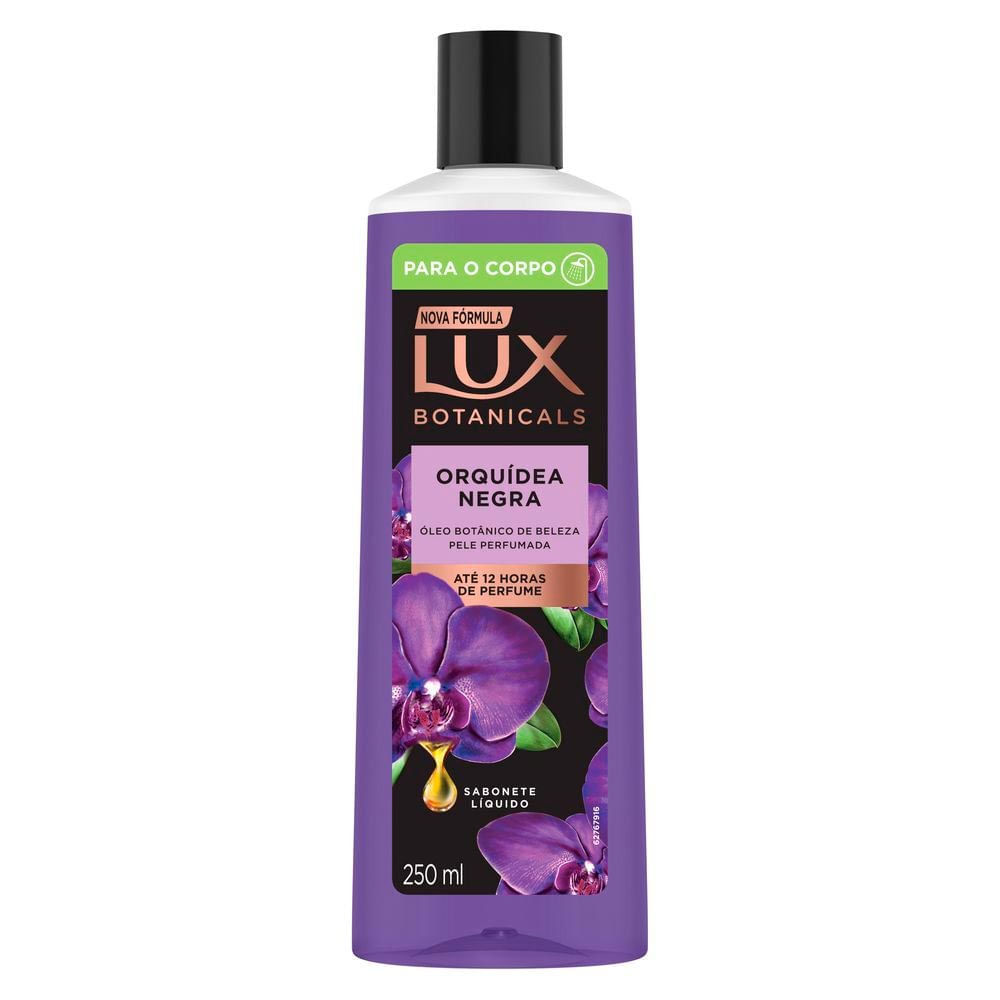 Sabonete Líquido Lux Botanicals Orquídea Negra 250ml em Oferta na Shopee