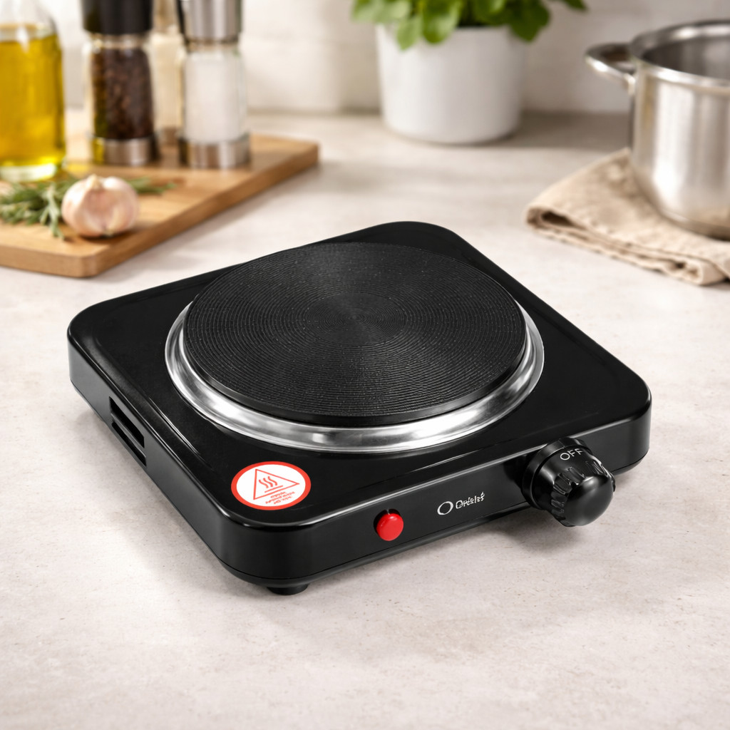 Fogão Elétrico Portátil 1000W Antiaderente Indução Cozinha 110V 220V ON-FE400 em Oferta na Shopee