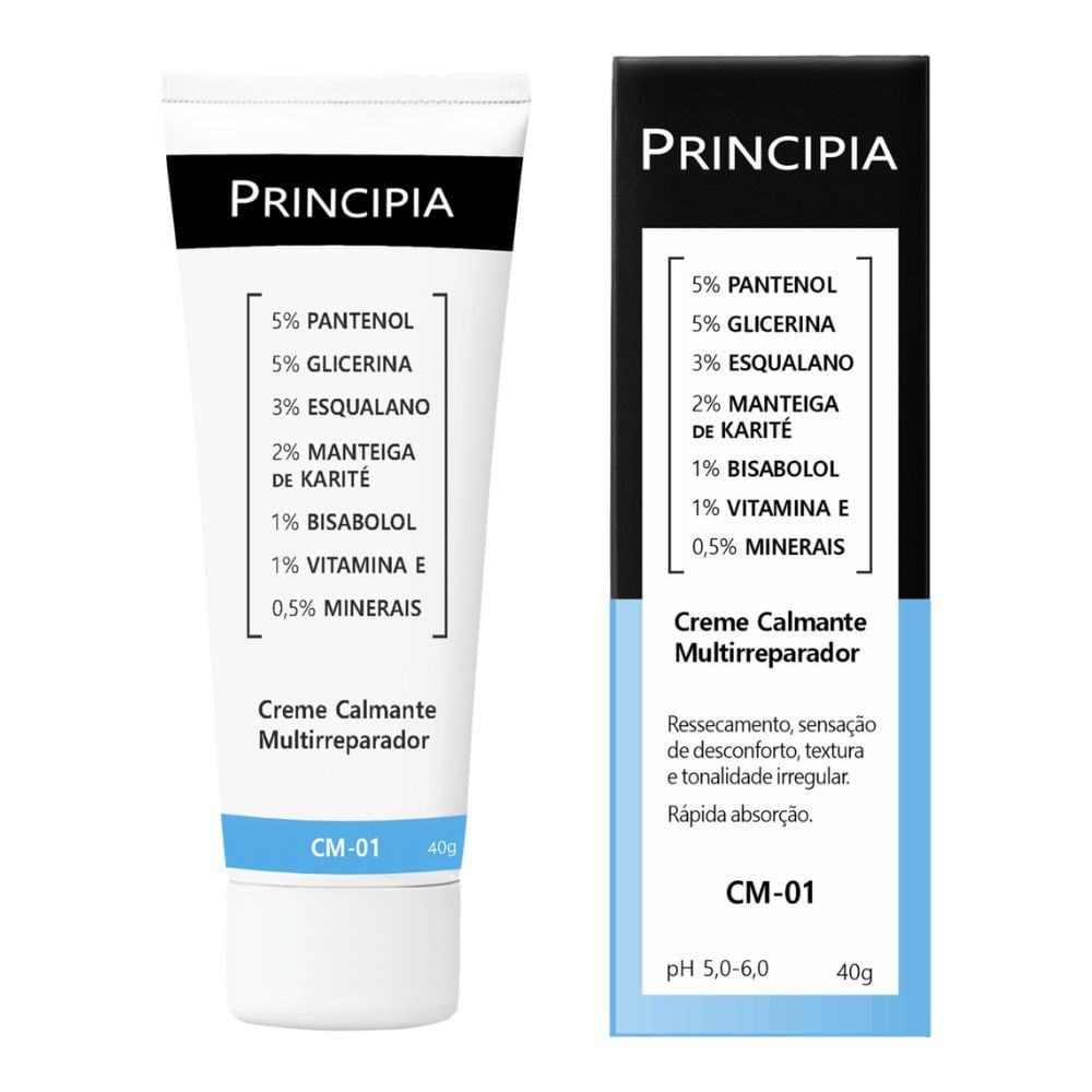 Creme Multirreparador CM 01 Principia 40g em Oferta na Shopee