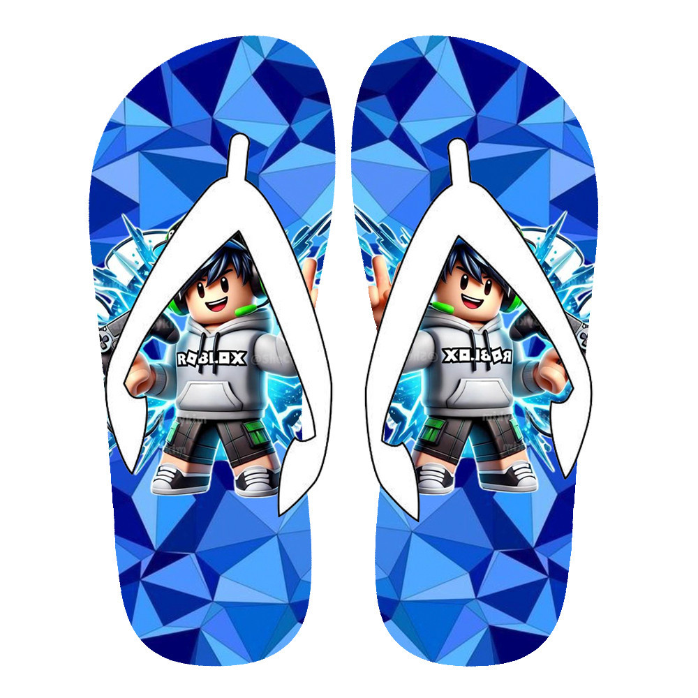 Chinelo Roblox Infantil/Adulto Confortável Antiderrapante | Personagem Jogo Roblox