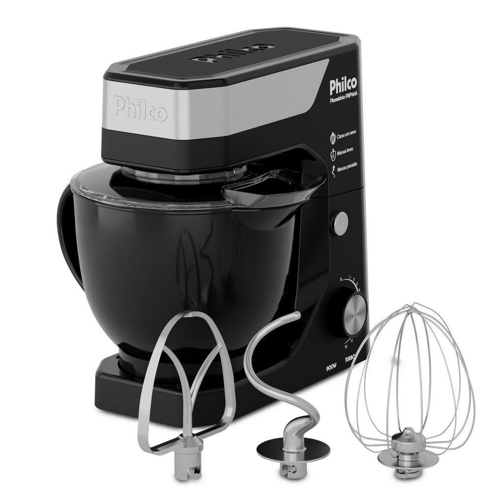 Batedeira Planetária Philco Concept 5L 900W Turbo PBP90A em Oferta na Shopee