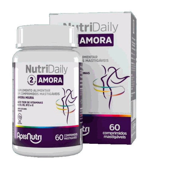 Nutri Daily Amora Apisnutri 60 Comprimidos Amora Miura Vitaminas Minerais