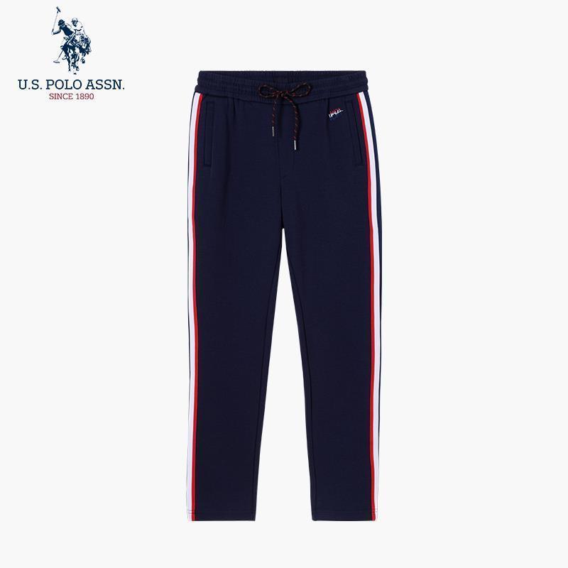 Uspoloassn americano Poloassn associação elástica calças esportivas primavera outono listrado calças de malha Casual sen