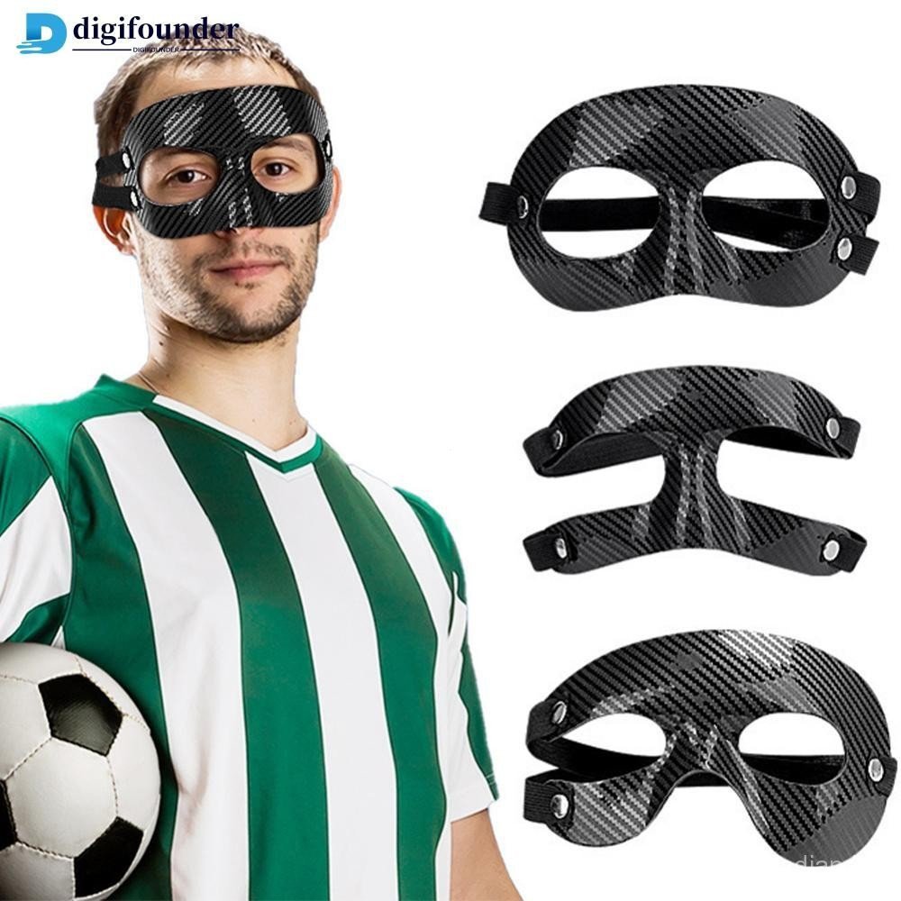 DFR 1Pc Futebol Meia Face Máscara Anticolisão Decoração De Festa De Halloween PVC Equipamento De Proteção Esportiva