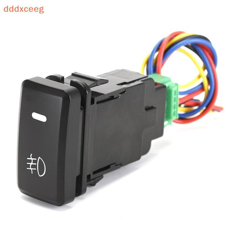 [dddxceeg] Luz De Nevoeiro Do Carro 5 Pinos LED Interruptor De Botão Liga-Desliga Com Fio Para Honda Civic Auto Reparaçã