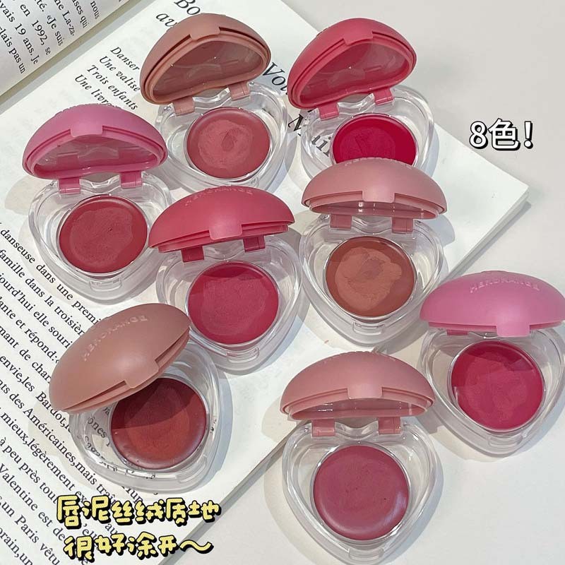 HERORANGE Honey Lip Cheek Batom de dupla Utilitário Natural All-match Whitening Matte Monocromático Blush Cream