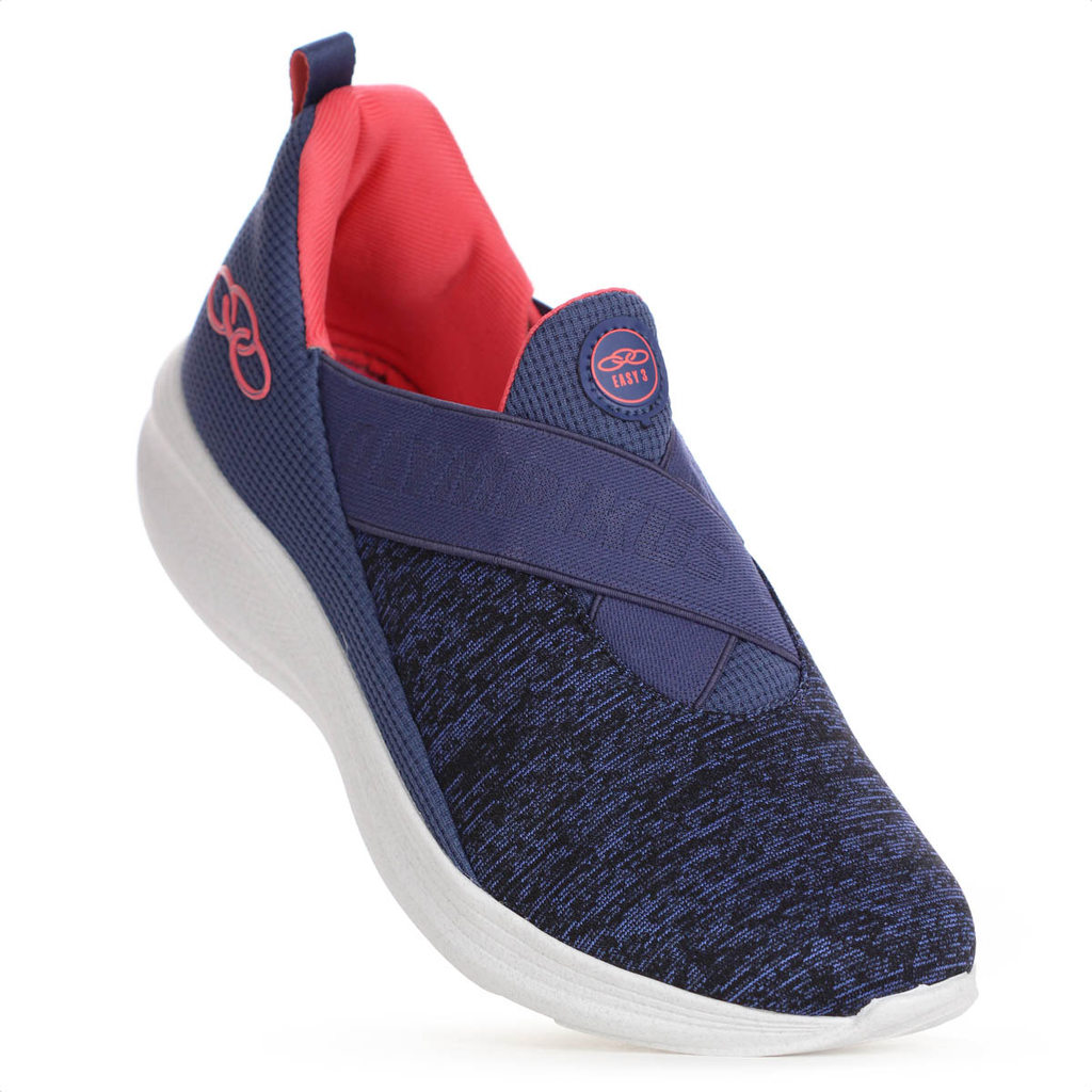 Tênis Olympikus Easy 3 Azul e Rosa - Feminino