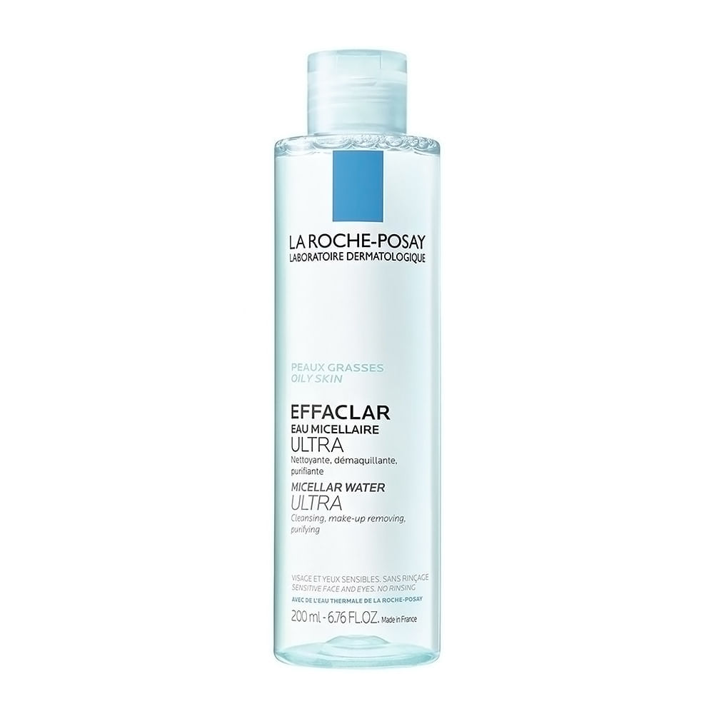 Effaclar Ultra La Roche Posay Solução Micelar Demaquilante com 200ml em Oferta na Shopee
