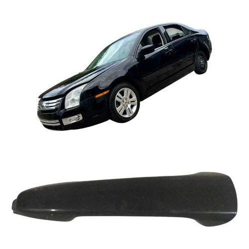 Maçaneta Externa Porta Traseira Ford Fusion 06/09 Preto Traseira