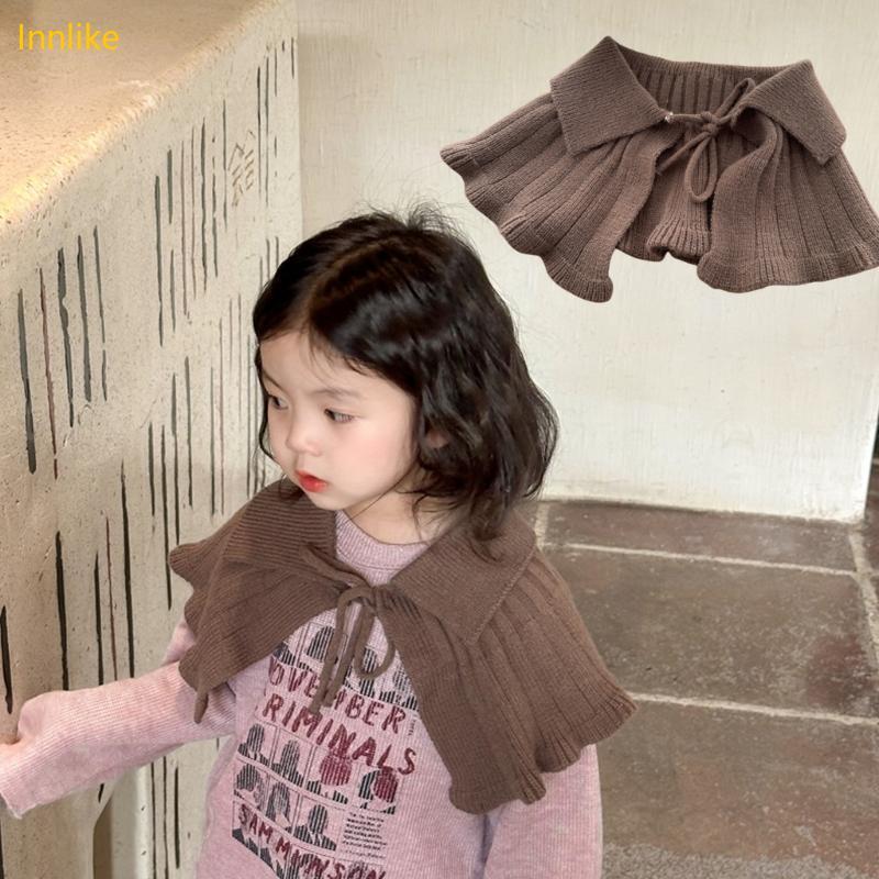 Innlike Meninas Xale Decorativo Amarrado Alça Destacável Falsa Para Outono Inverno 2024