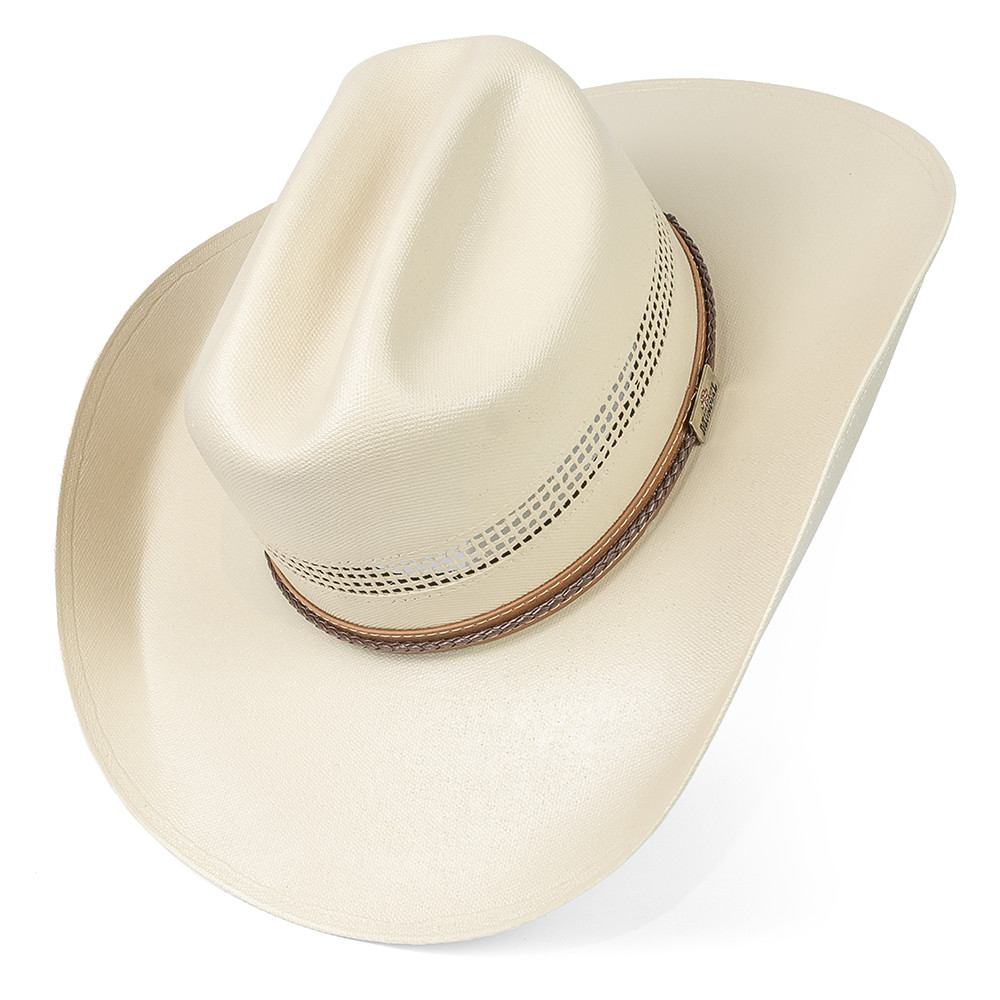 Chapéu Americano Sertanejo Country Rodeio Masculino Detalhe Em Couro