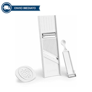 Cortador Fatiador Ralador 4 em 1 Multiuso Keita Para Legumes, Frutas, Batata, Cenoura e Queijo
