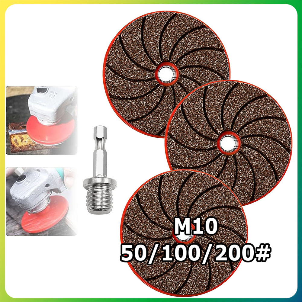 Kit Roda de esmerilhamento integrada multifuncional disco de polimento para esmeril angular M10 + interface roscada M10