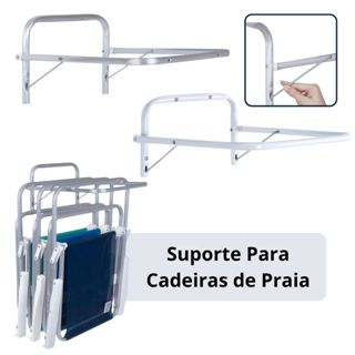 Suporte de Parede para Pendurar Cadeiras de Praia Piscina Ou Acessórios em Oferta na Shopee