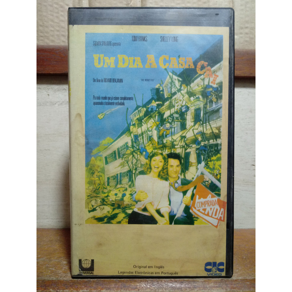 Vhs Um Dia A Casa Cai - Tom Hanks - Shelley Long