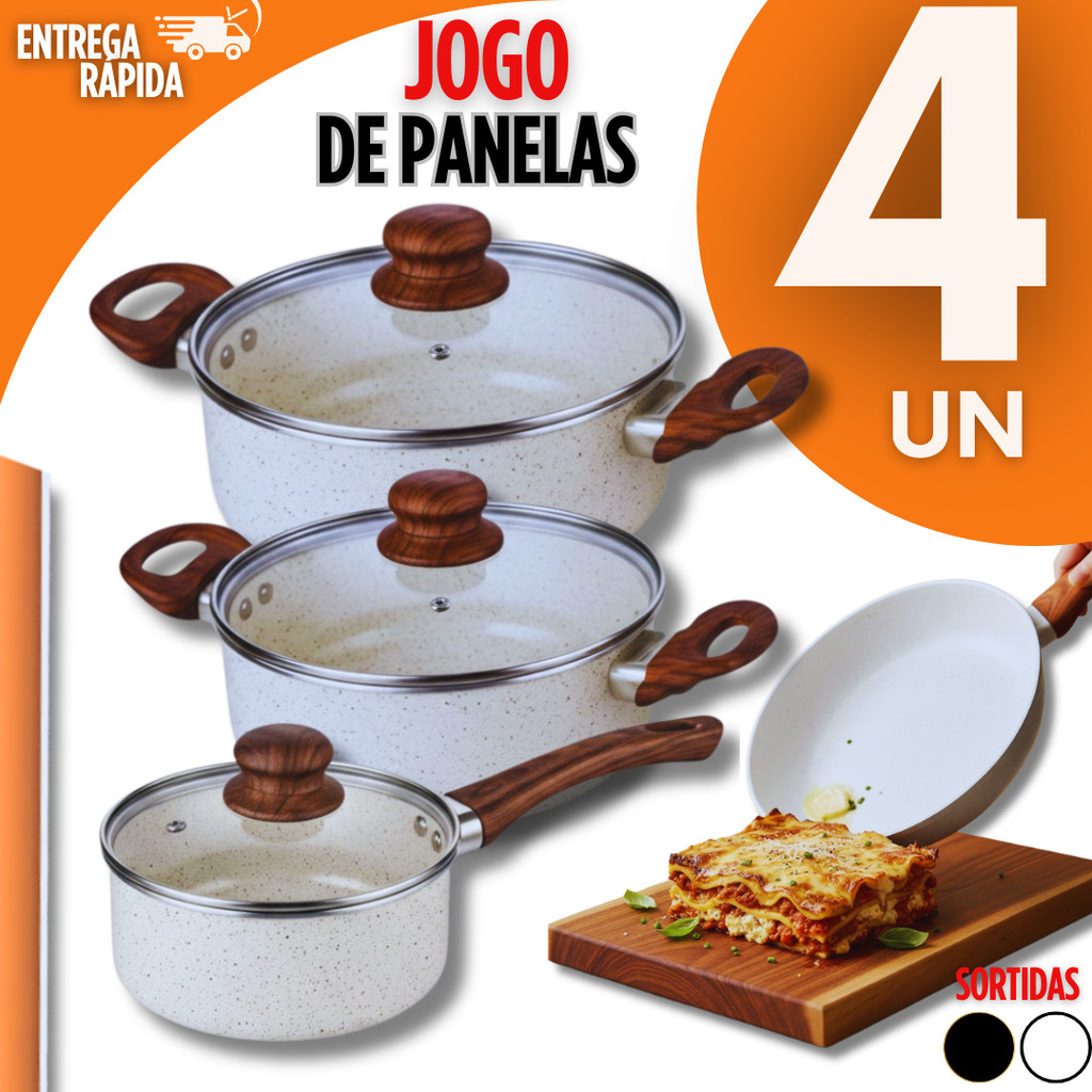 Conjunto Panelas Revestimento Cerâmico Antiaderente Panelas Indução Panelas Caçarolas Frigideira