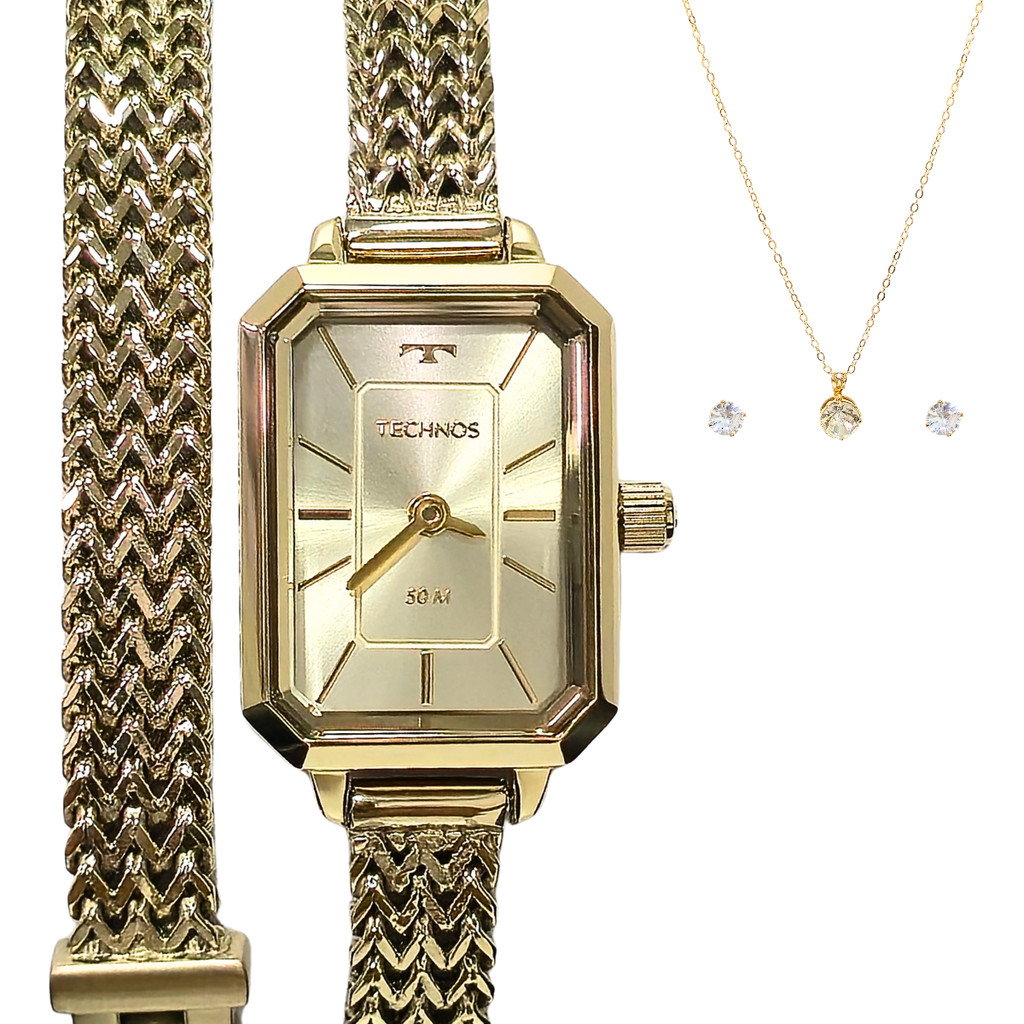 Relógio Technos Feminino Com Pulseira Duas Voltas 5Y20IV/1X