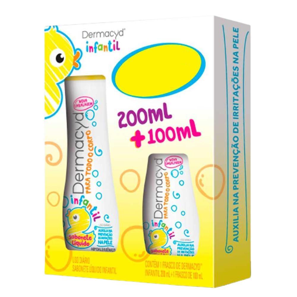 Dermacyd Infantil Kit Sabonete Líquido Com 200Ml + 100Ml em Oferta na Shopee
