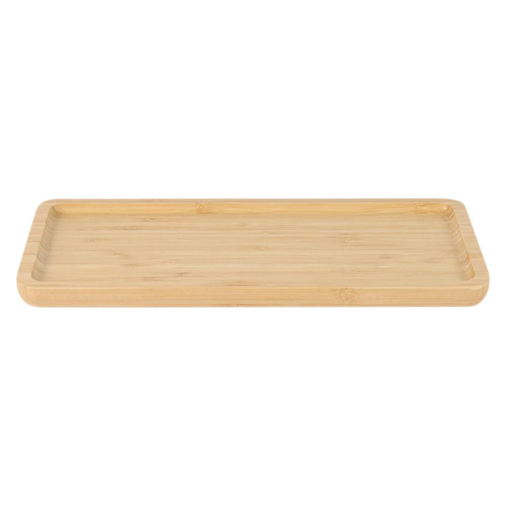 Bandeja Multiuso 30x14cm Eco Bamboo Cazza em Oferta na Shopee