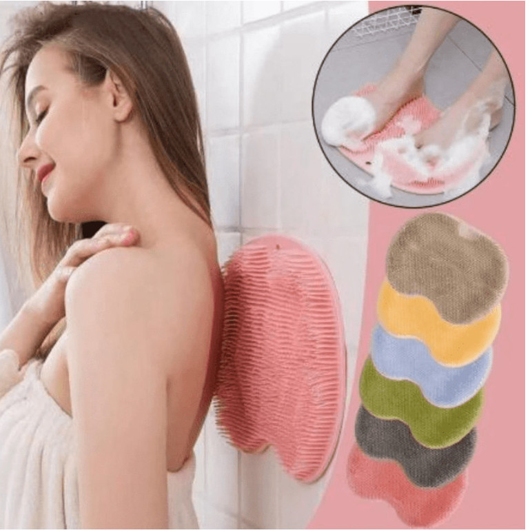 Chuveiro Para Os Pés Escova Massageadora As Costas Limpeza Do Banheiro Banheira Antiderrapante