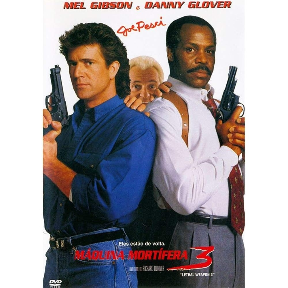 DVD Máquina Mortífera 3 direção Richard Donner