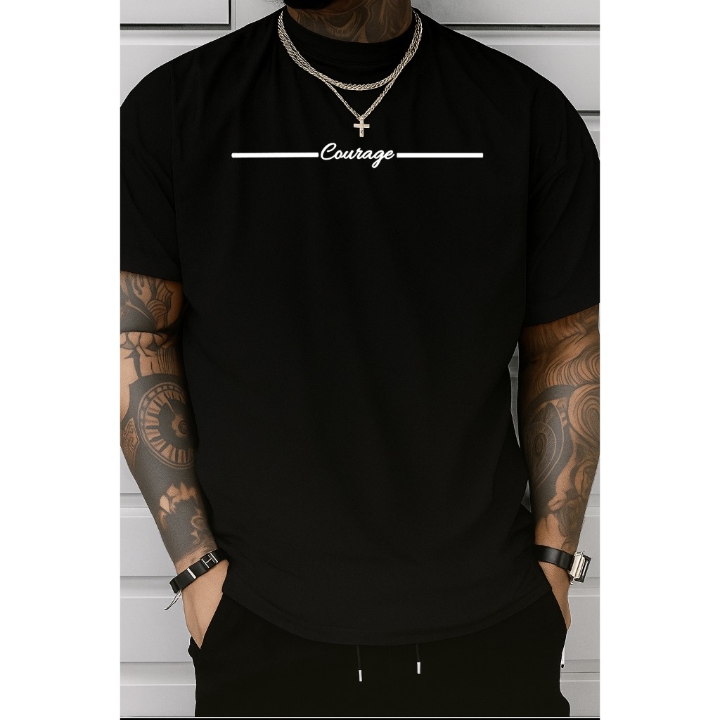 Camiseta Masculina Estampada Estilo Casual Novidade Academia Estilosa