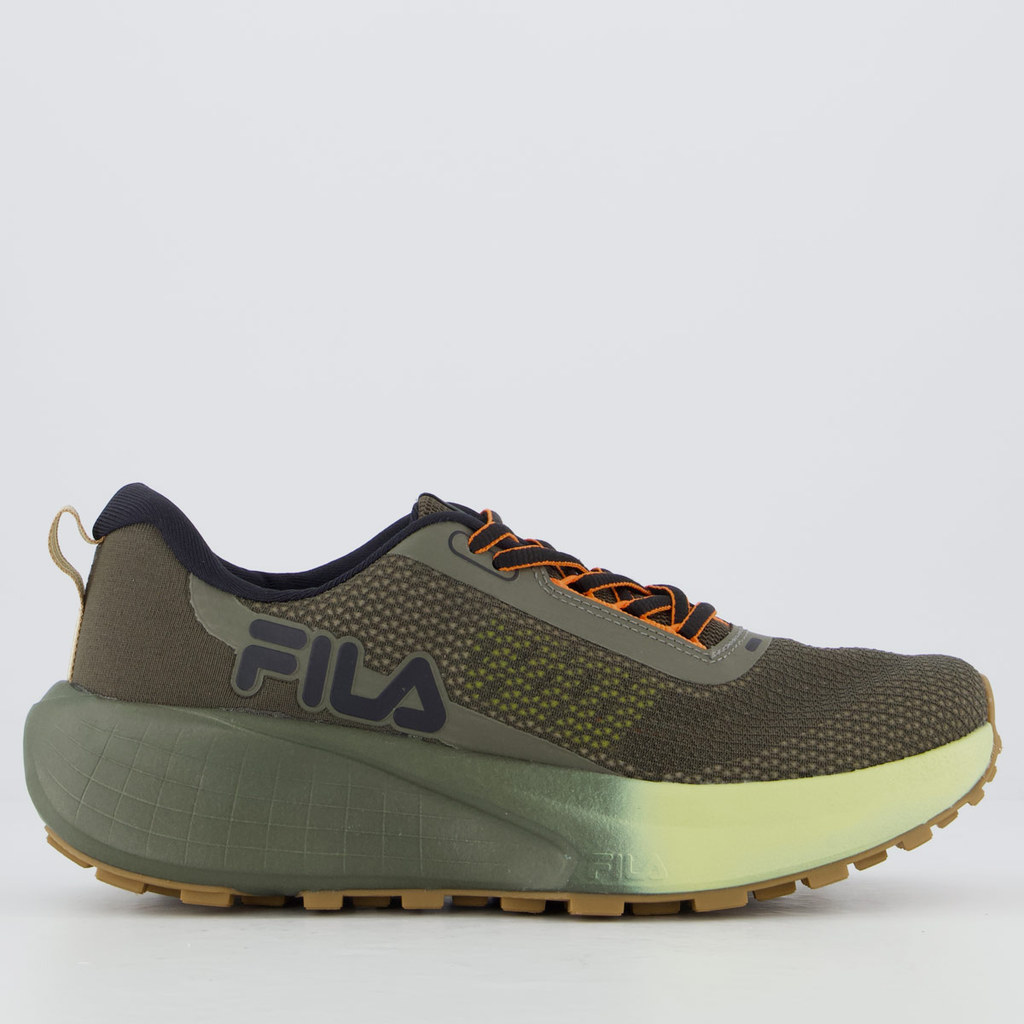 Tenis Fila Skywind Feminino Verde e Preto