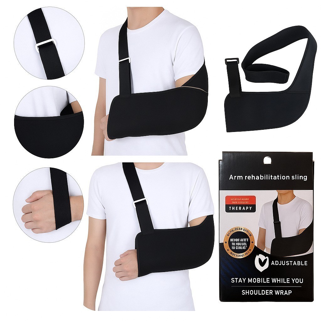 Tipoia Anatômica Com Alça Regulável – Suporte Seguro Para o Braço 70X35CM DKL