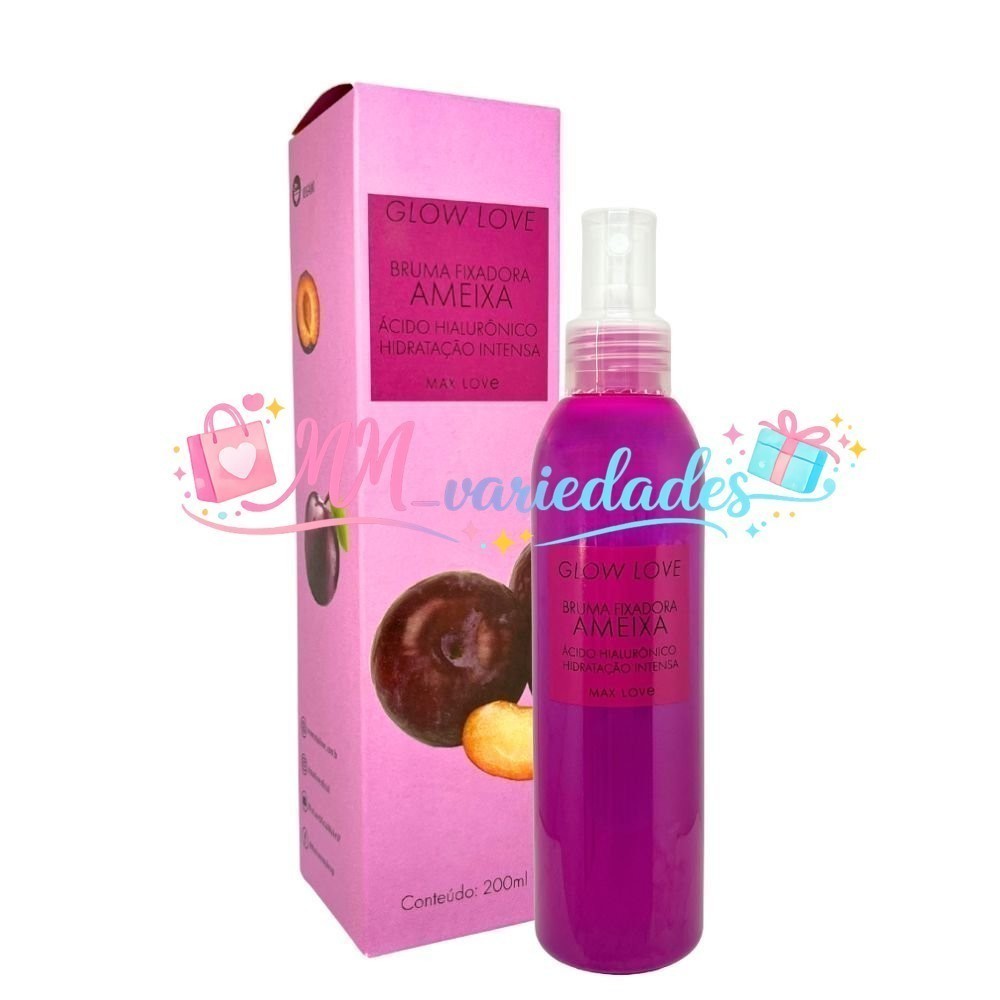 Bruma Fixadora Glow Love Ameixa Max LoveXC4Z