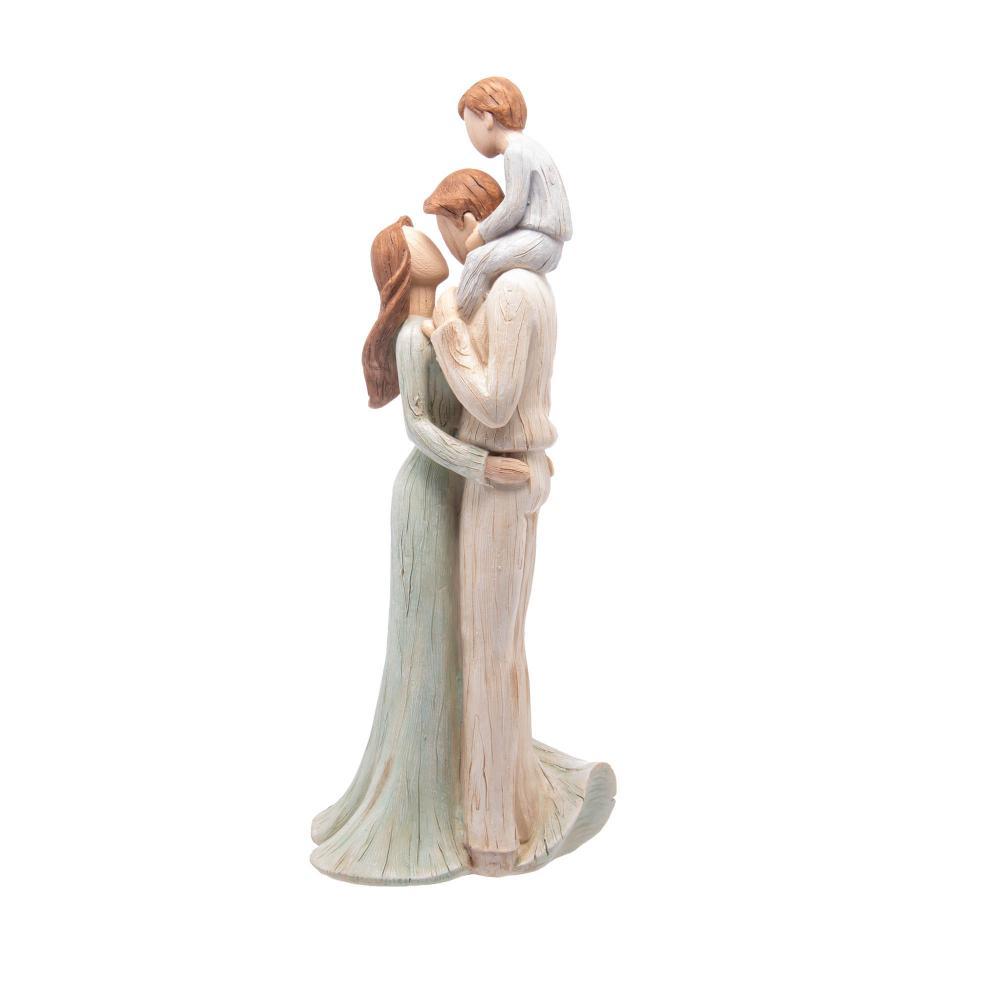 Figura Decorativa Wolff Família de Resina 12cm x 11cm x 28,5 em Oferta na Shopee