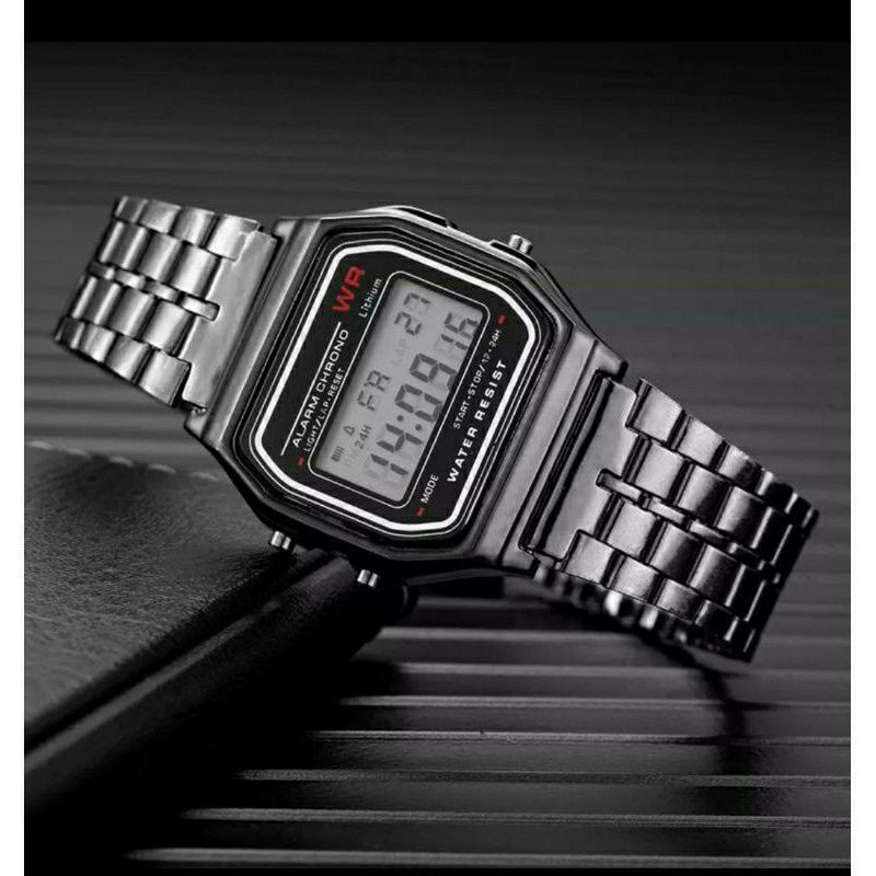 Detalhes do Relógio Tipo  Retro Digital LED Unissex Masculino Feminino Baratinho 100% Qualidade
