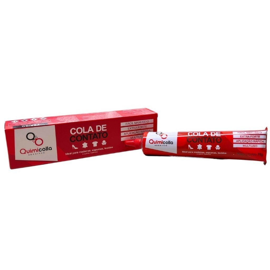 TOP Cola De Sapateiro Bisnaga 75g - Quimicolla - Cola de Contato Tipo Cascola ENVIOS RÁPIDOS