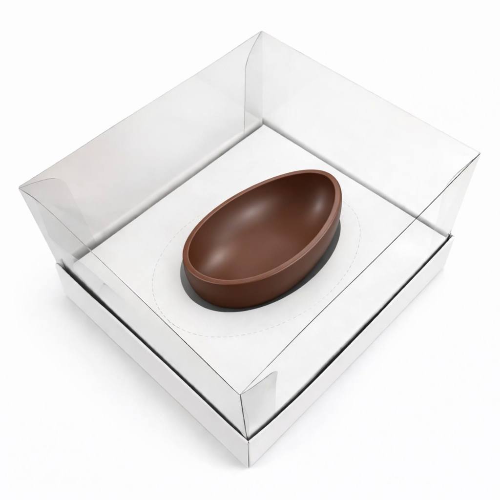 10 Embalagem Alta P/ Ovo De Colher 250g -  Caixa 100g E 250g em Oferta na Shopee