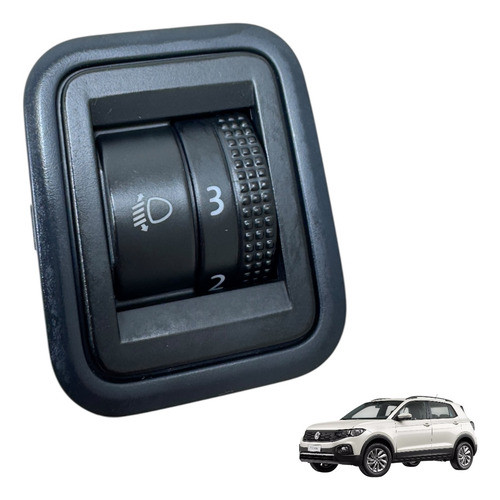 Botao Regulagem Farol Vw T Cross Tsi 1.0 2022 2023 Original