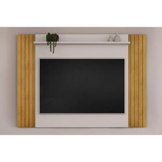 Painel Home p/ TV até 50 Pol Trend Ripado Extensível 108x136cm Cedro/Bali - DJ Móveis em Oferta na Shopee