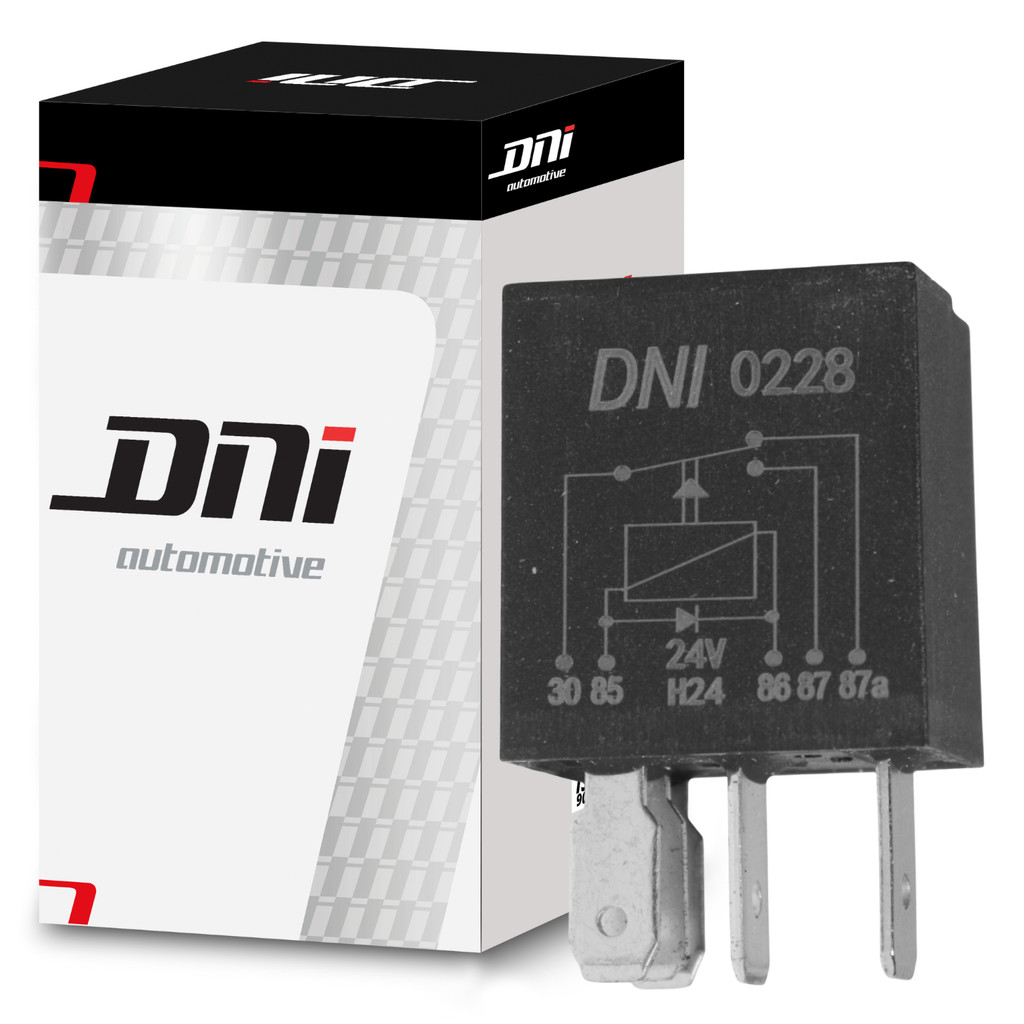Míni Relé Auxiliar Reversor 24V - DNI 0228
