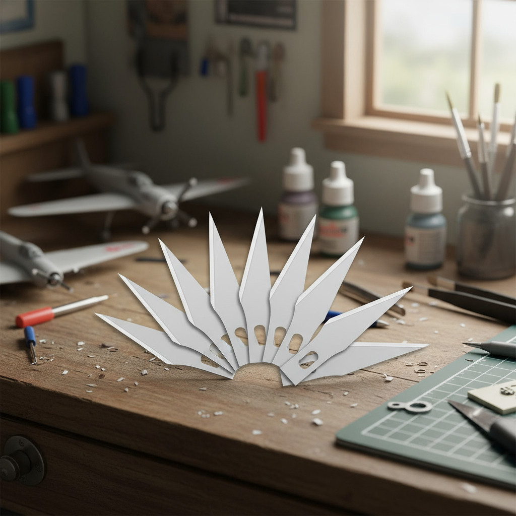 Jogo 10 Laminas Estilete Precisão Bisturi P/ Artesanato Aeromodelismo Corte Nº11 Kst Ellofort em Oferta na Shopee