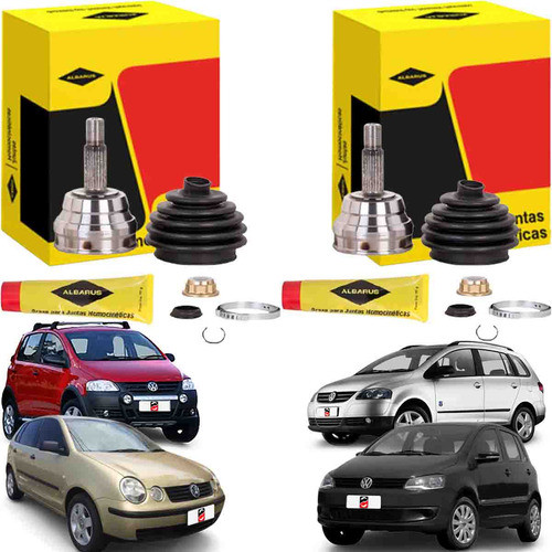 Par Homocinetica 30x22 Vw Crossfox Fox Polo Spacefox 2002/14