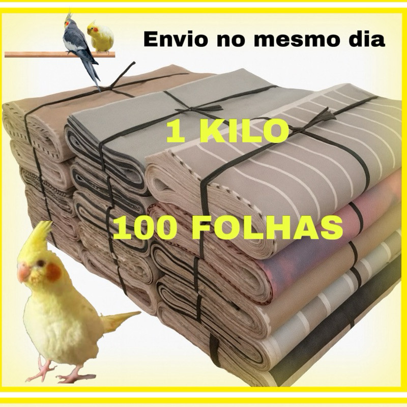 PAPEL PARA FUNDO DE GAIOLA DE PASSAROS HIGIENE E PRATICIDADE  ENVIO IMEDIATO. em Oferta na Shopee