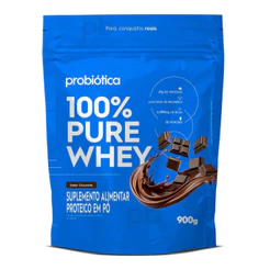 Whey Protein 100% Pure 900g - Probiótica Refil