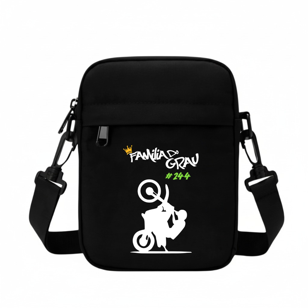 Bolsa Família do Grau Moto 244 Transversal Shoulder Bag Tiracolo Pochete Unisex Mini em Oferta na Shopee