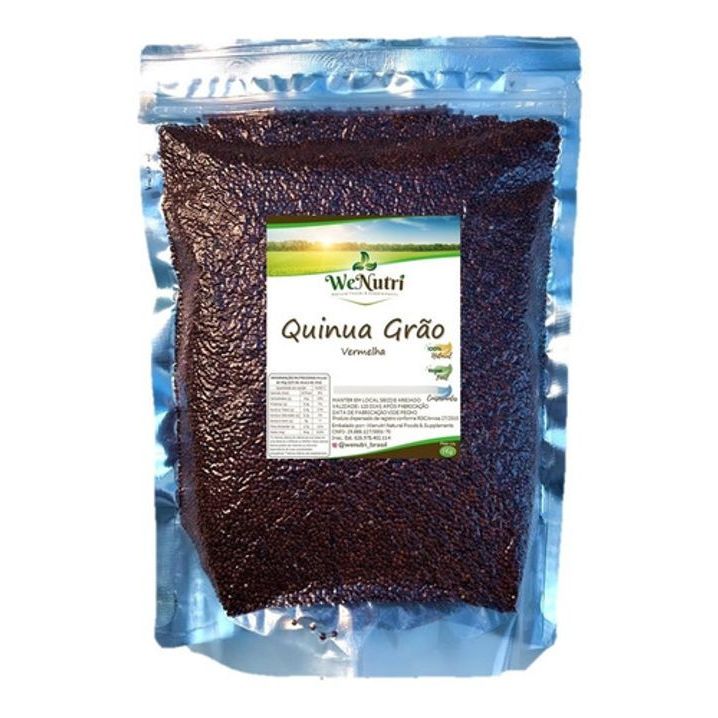 Quinua Quinoa Vermelha em Grãos 500g Wenutri