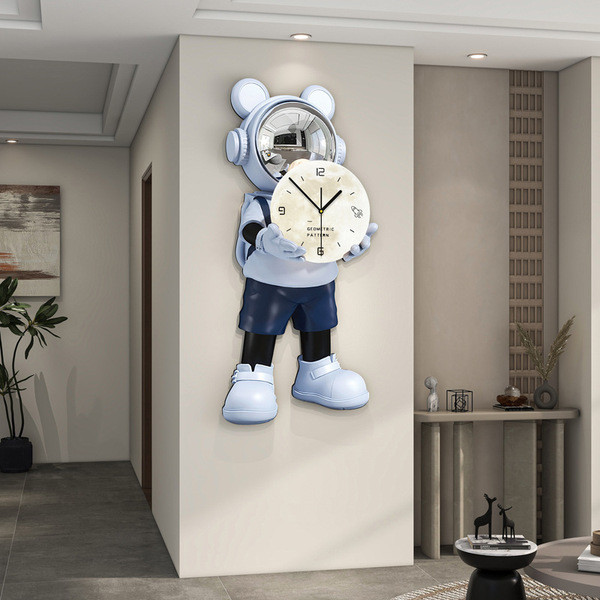relogio de parede relogio de parede grande relogio de parede cozinha Astronauta dos desenhos animados criativo relógio d