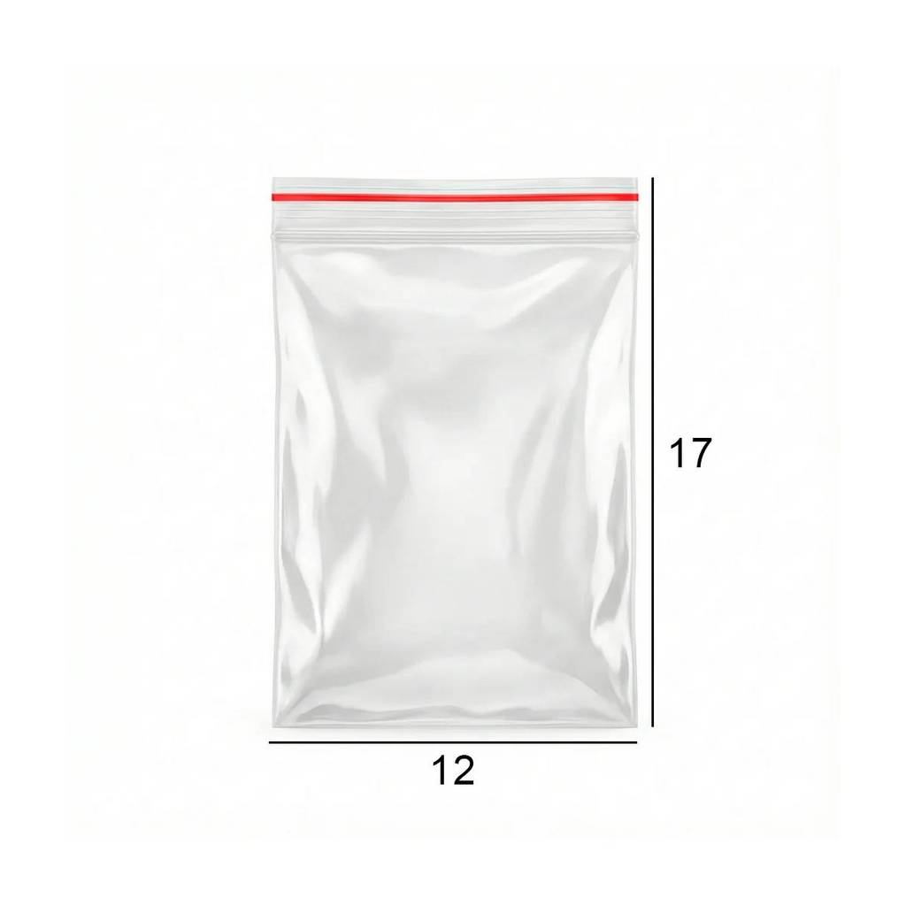 Saco plástico Zip Lock n06 12x17,3cm transparente pacote com 100 unidades Inoven em Oferta na Shopee