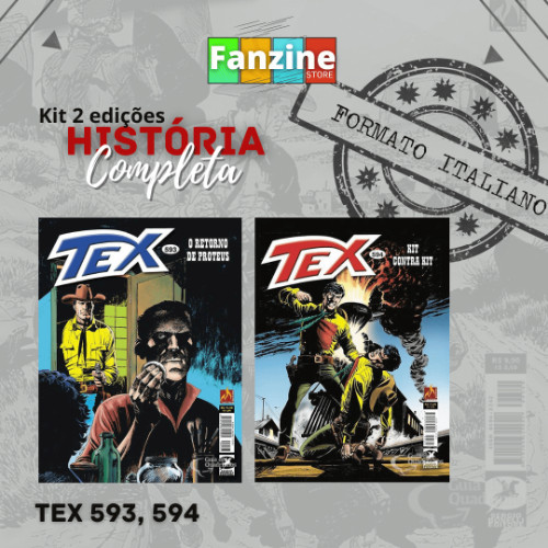 Combo Tex Formato Italiano - 593 e 594 - O Retorno de Proteus - História Completa